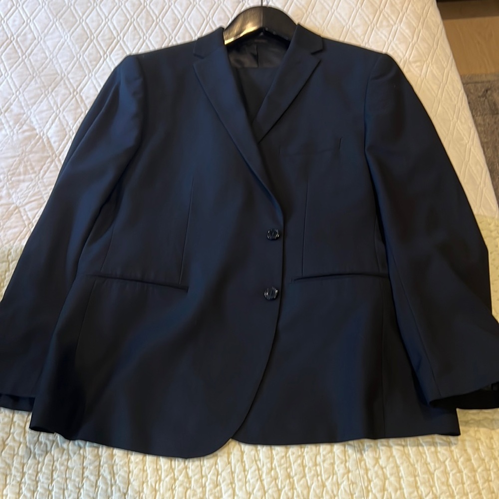 Doppelgänger Mens Navy Suit